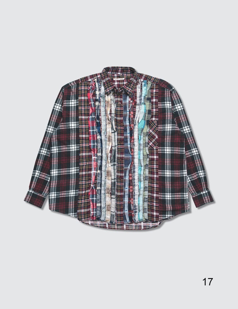 Needles - Ribbon Cuts Flannel Shirt | HBX - Globally Curated