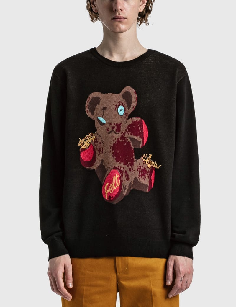 Felt - Poor Bear Jacquard Knit Top | HBX - Globally Curated