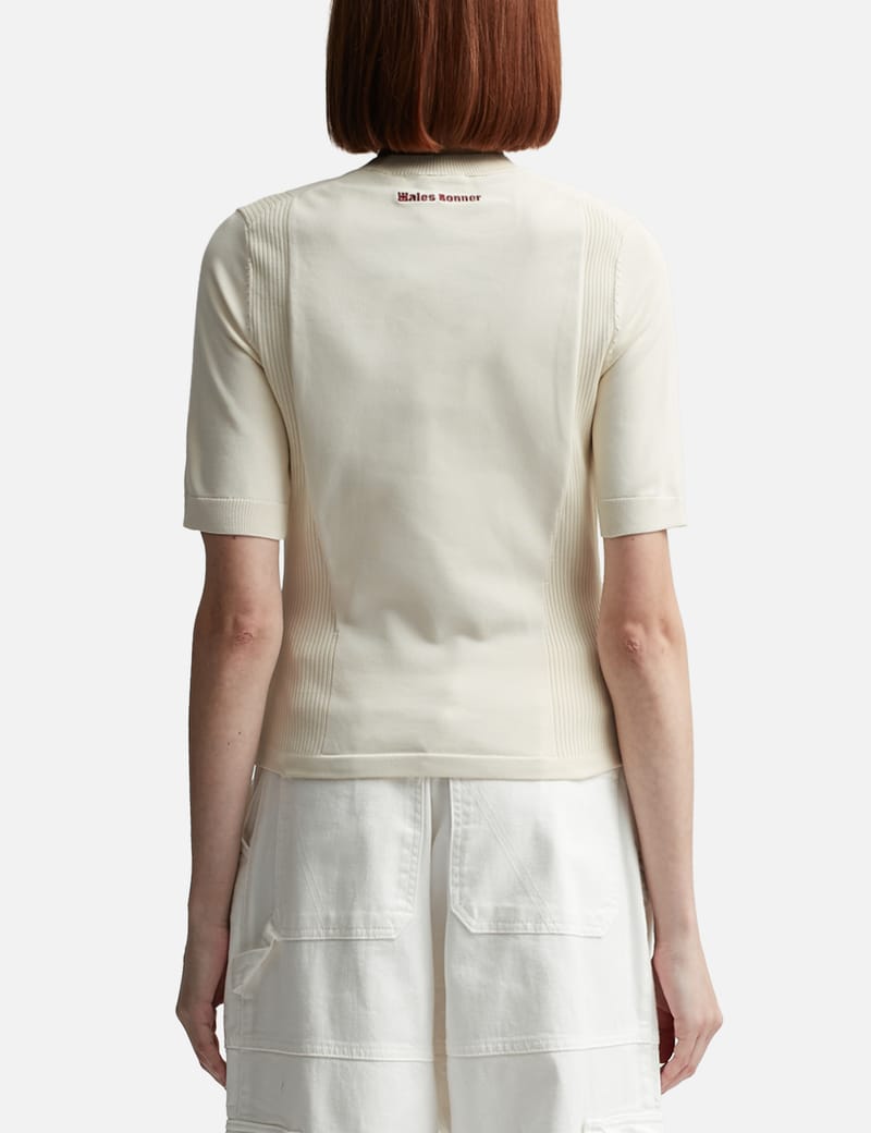 adidas×WALES BONNER サマーニット サイズM adidas Originals - Wales Bonner Knit Short Sleeve Top | HBX