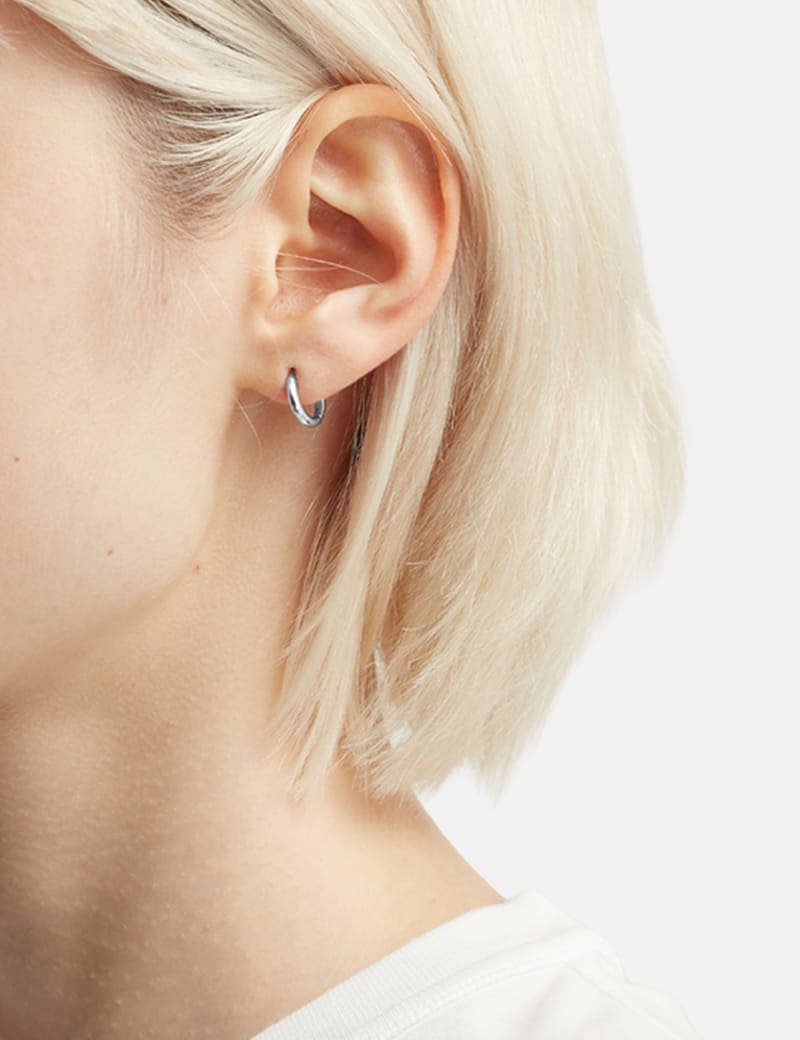 Human Made - Heart Silver Earrings | HBX - Globally Curated