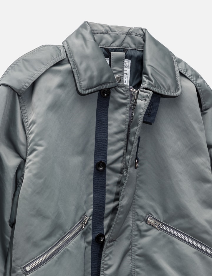 Nylon Twill x Knit Blouson main image 1