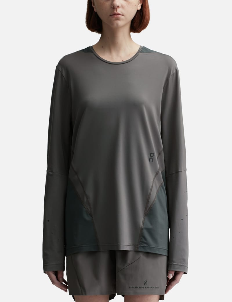 Burberry - チェックパネル コットン オーバーサイズTシャツ