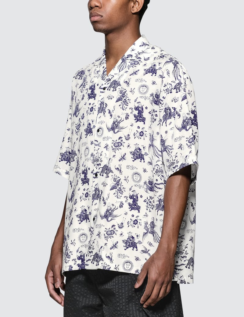 Sasquatchfabrix. - Old Nanpou Notched Collar H/S Shirt | HBX