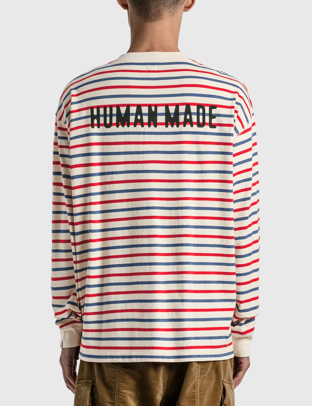 Human Made - Long Sleeve Henley Neck T-shirt | HBX - Globally