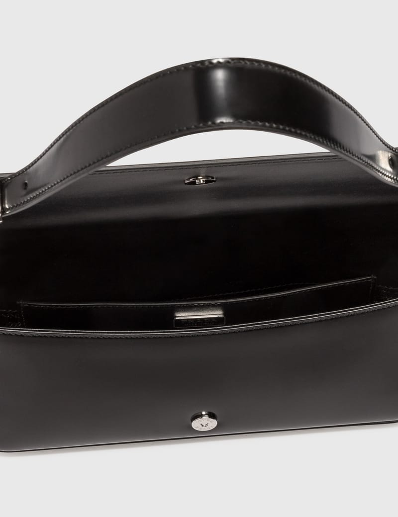 Prada - BRUSHED LEATHER SHOULDER BAG | HBX - Globally