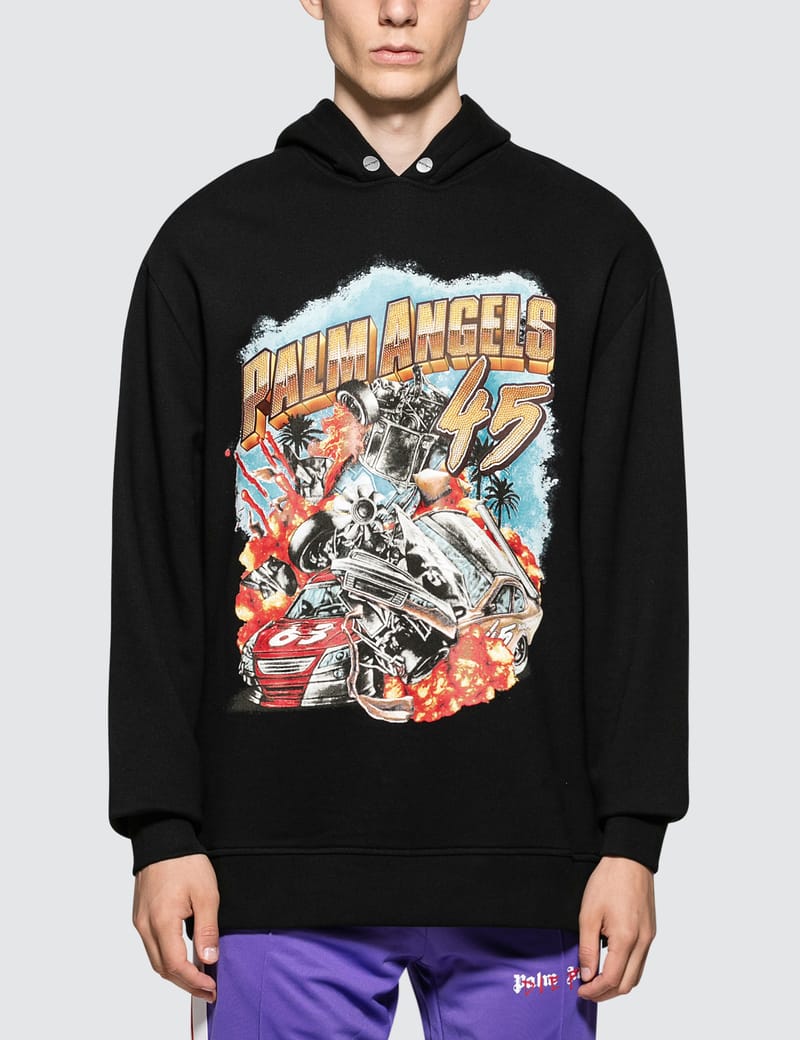 Palm angels on sale car crash hoodie