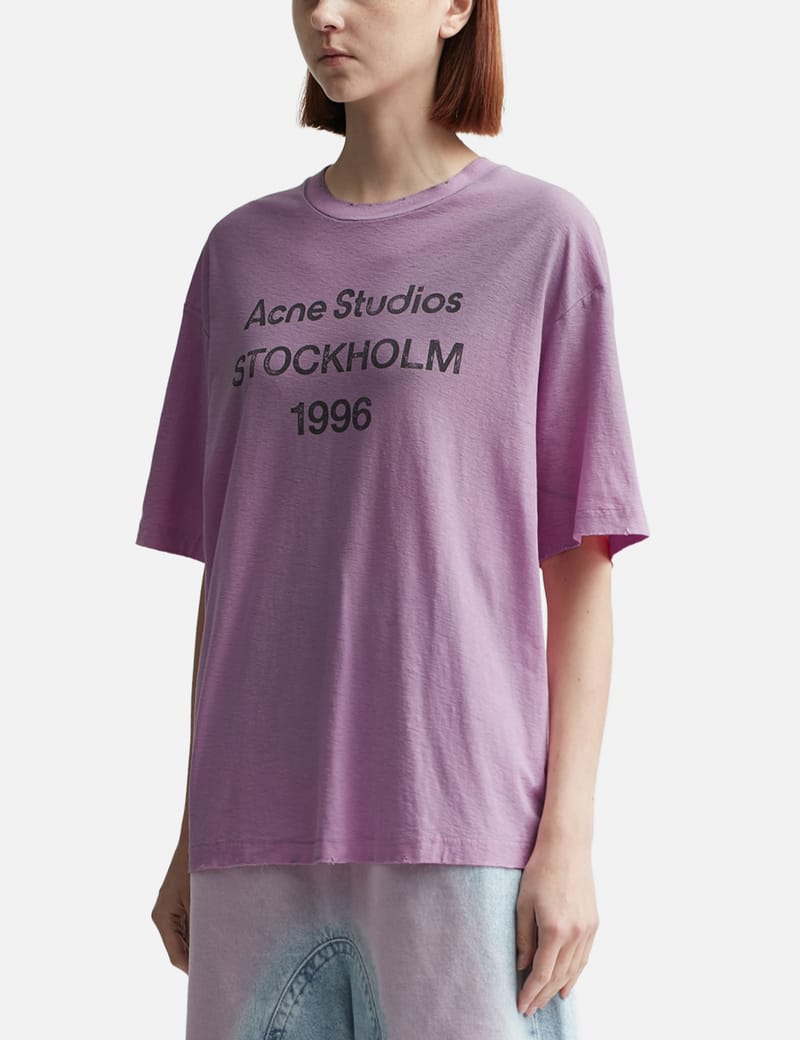 Acne Studios - Faded Logo T-Shirt | HBX - Globally Curated