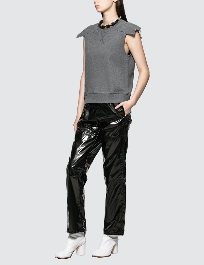 MM6 Maison Margiela - Cut Off Sweat Tank Top | HBX