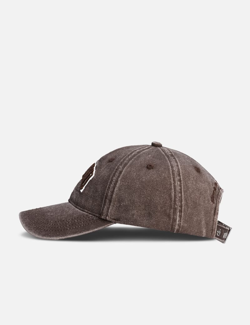 Ganni Washed Canvas Cap - Organic cotton 6-panel cap with