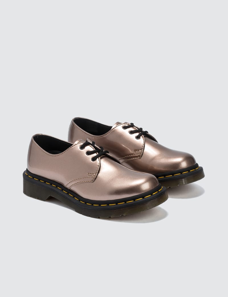 Rose gold vegan doc on sale martens