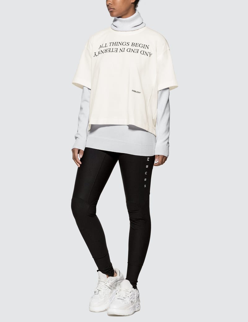 【AMBUSH】ベーシックTシャツ AMBUSH | ベーシックTシャツ ブラック メンズ | YOOX