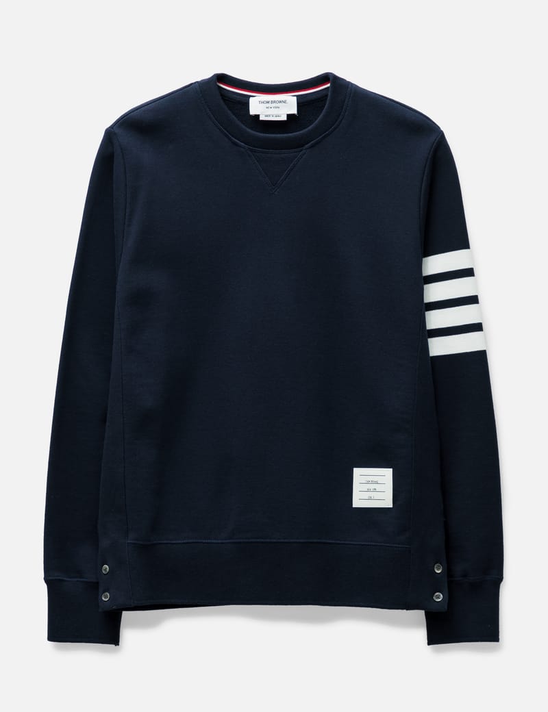 Thom browne best sale navy sweatshirt