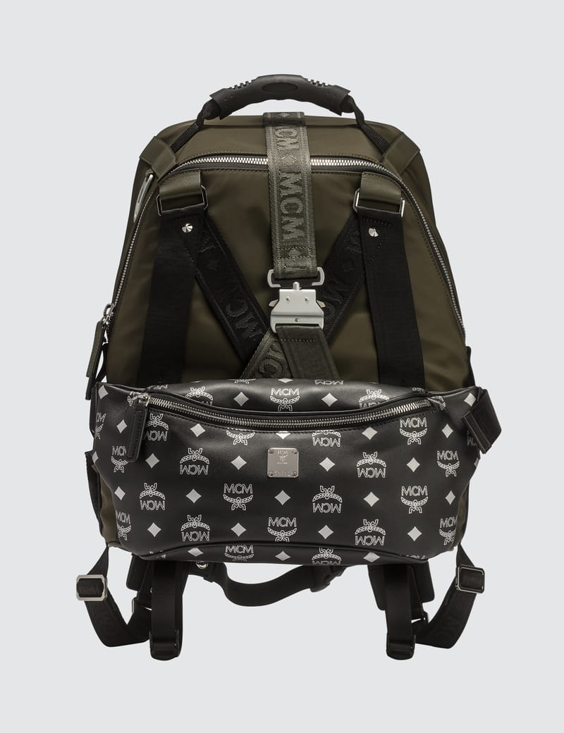 Mcm backpack best sale 2 in 1