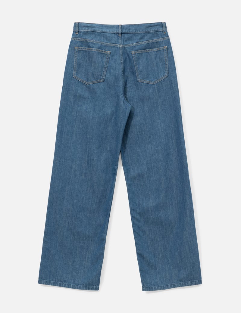 A.P.C. Aaron Jeans - High-rise 90s jeans with a straight flared