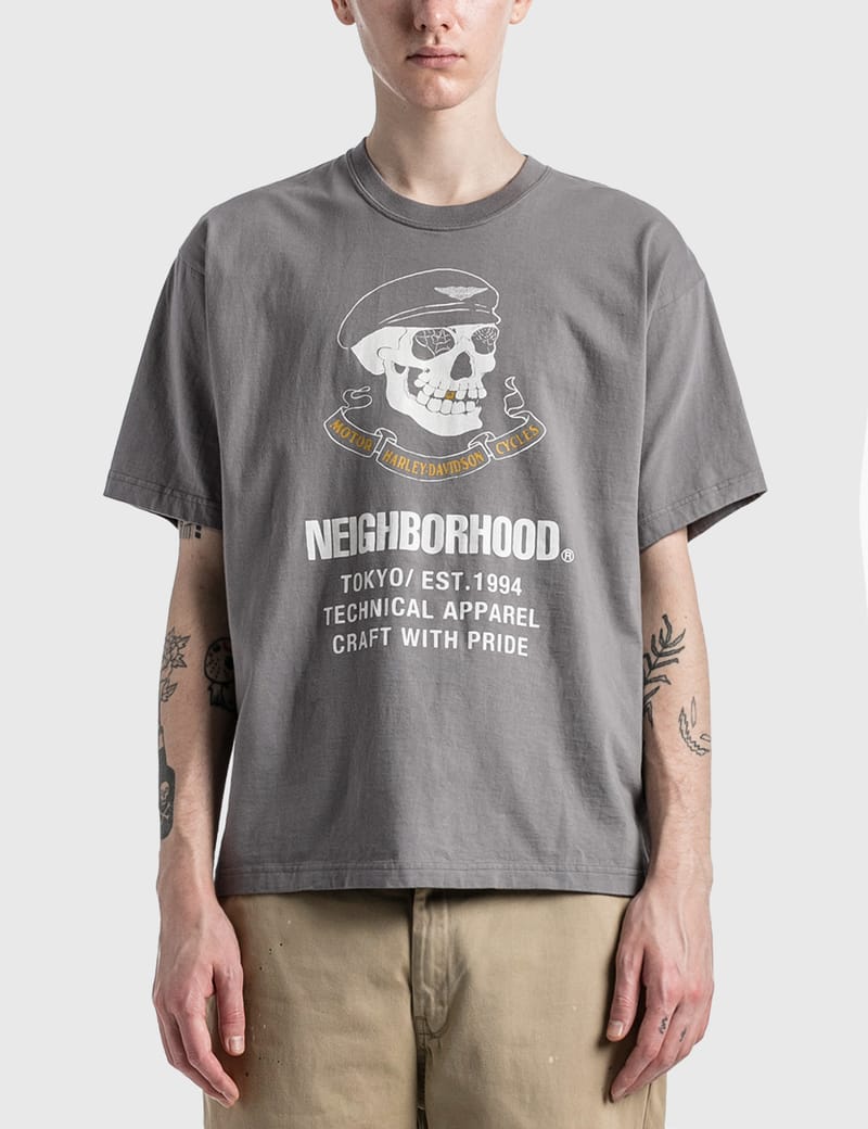 NEIGHBORHOOD - H-D T-shirt | HBX - Globally Curated Fashion and