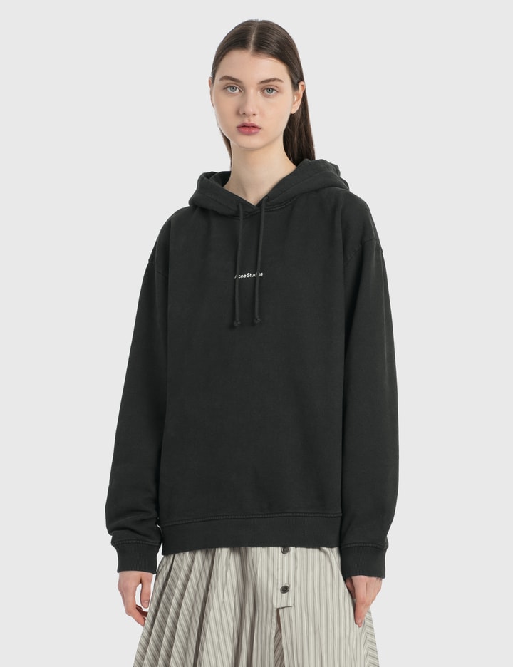 Acne Studios - Logo Print Hoodie | HBX - Globally Curated Fashion and ...