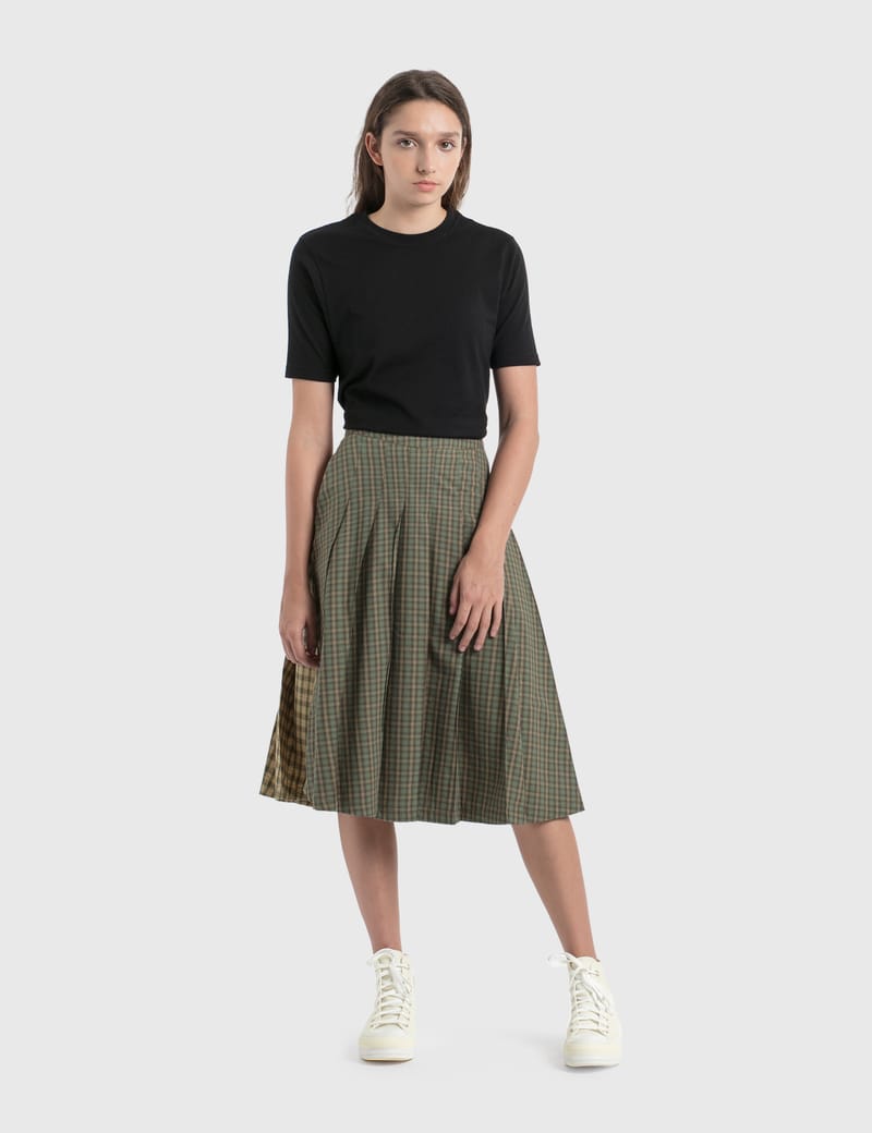 Stüssy - Mix Plaid Pleated Skirt | HBX - Globally Curated Fashion