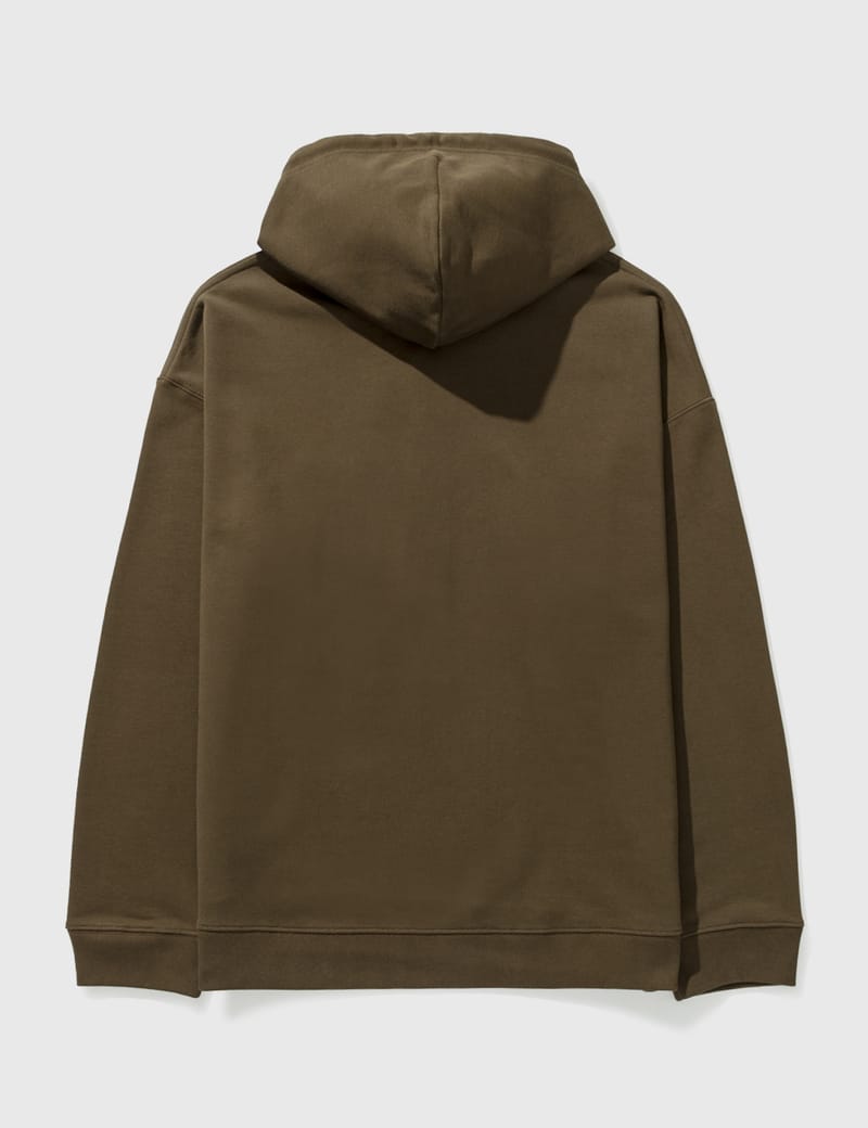 Loewe - Anagram Leather Patch Hoodie | HBX - Globally