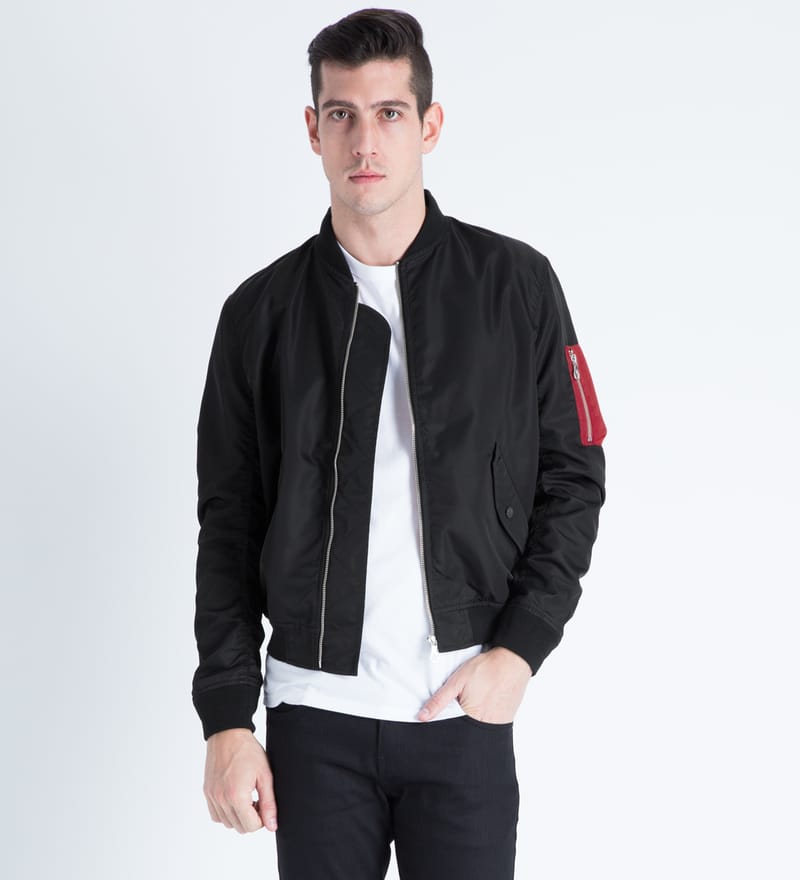 PHENOMENON - Black MA-1 Bomber Jacket | HBX - Globally