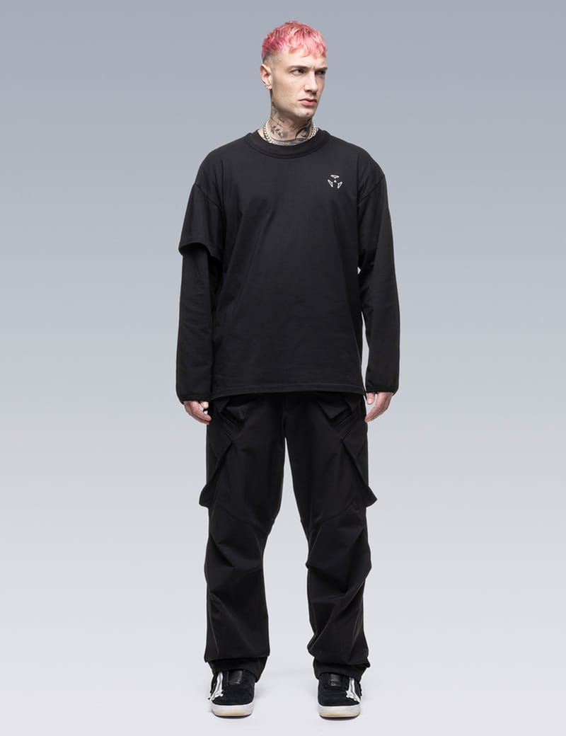 ACRONYM® - 100% オーガニックコットン ロングスリーブ T シャツ