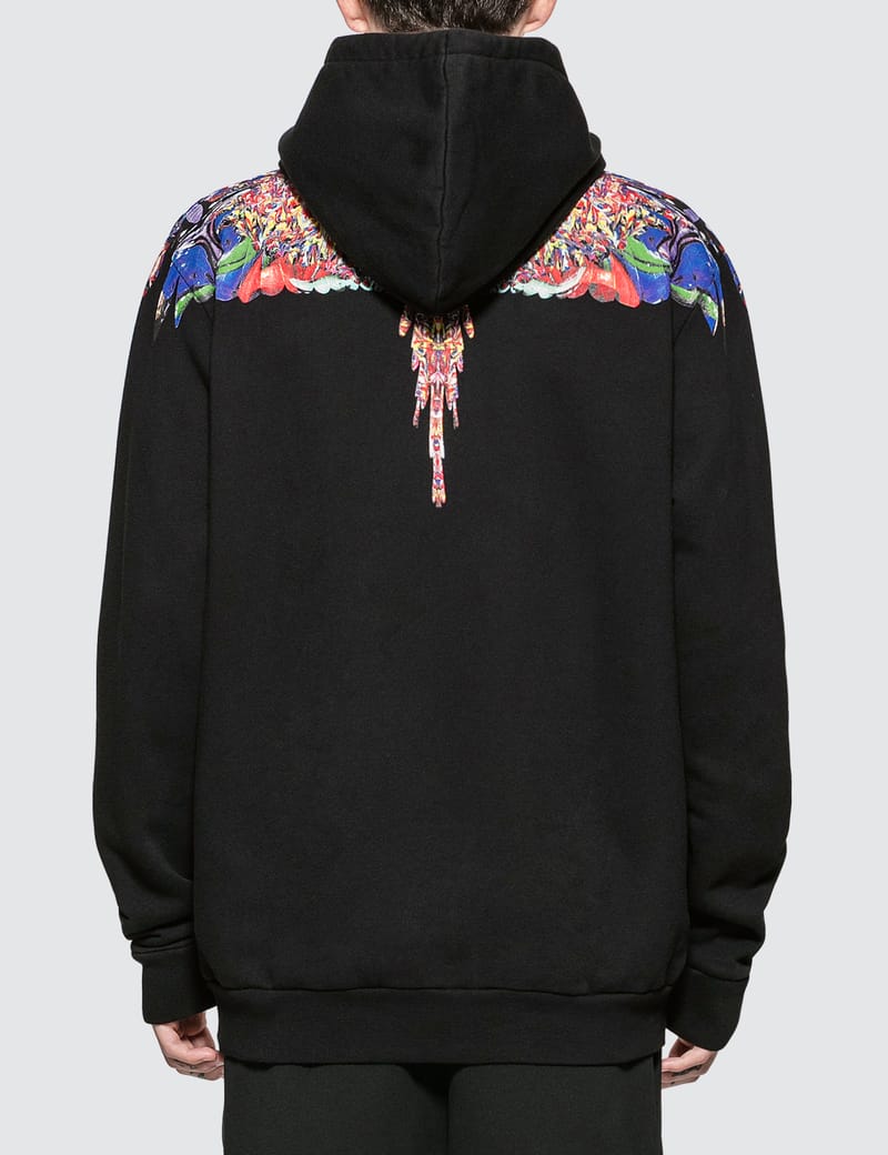 ★Marcelo Burlon★ステッチウイングスレギュラーフーディー Marcelo Burlon(マルセロバーロン) パーカー・フーディ(メンズ