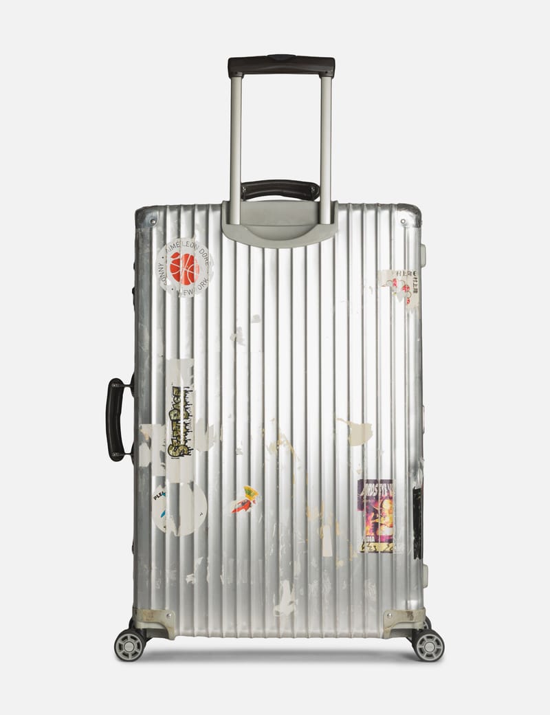 Rimowa Classic Flight Suitcase - Silver carry-on with vintage wear