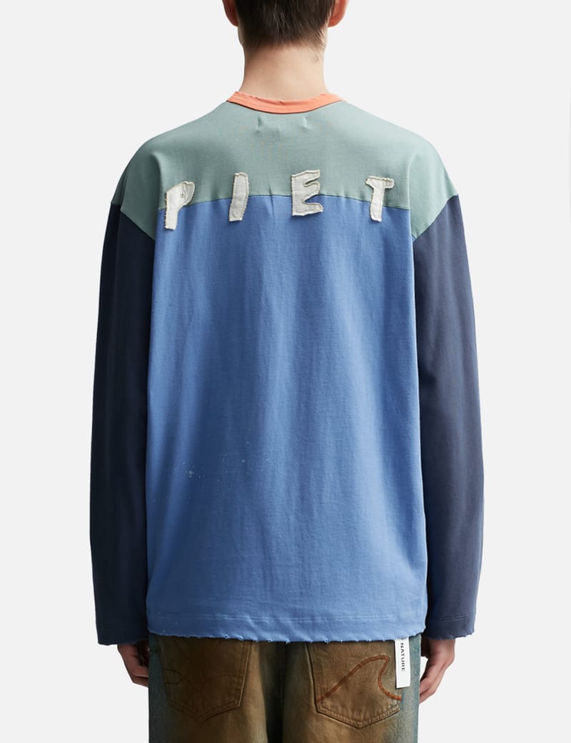 国内発送 PIET☆OM PAINT STAINED 長袖 ロングTシャツ PIET - OM PAINT STAINED LONG SLEEVE | HBX - ハイプビースト