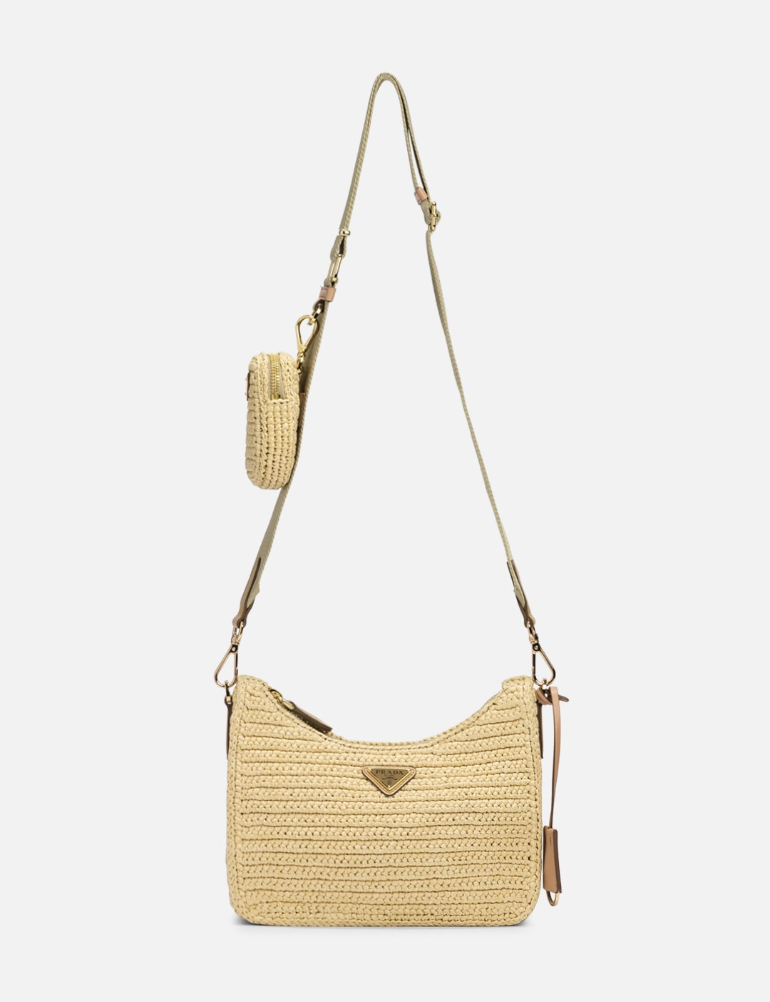 Prada - Prada Re-Edition 2005 raffia bag | HBX - Globally Curated ...