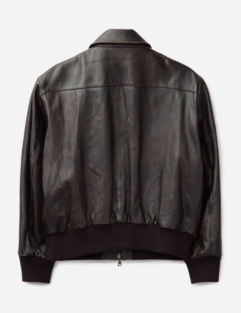 COOR - Vintage Cow Skin A-2 Leather Jacket | HBX