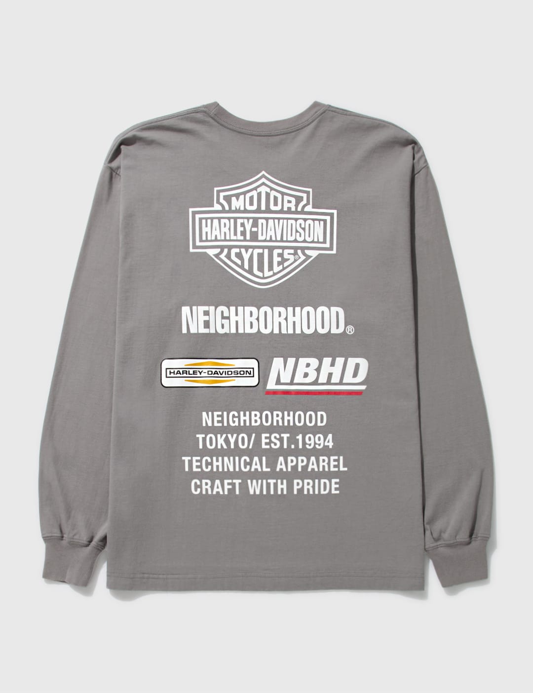 NEIGHBORHOOD - H-D Crewneck Long Sleeve T-shirt | HBX - Globally