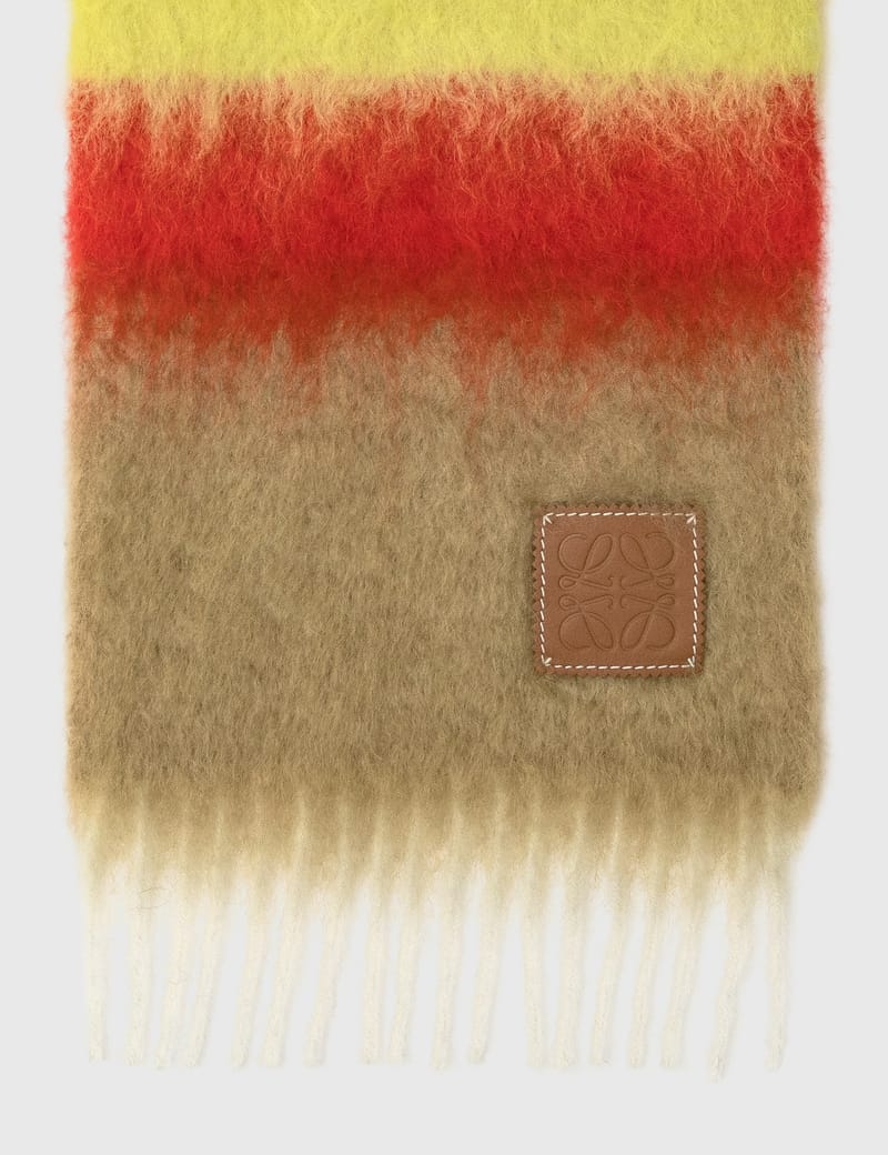 ロエベ - ストライプ スカーフ (モヘア) | HBX - ハイプビースト