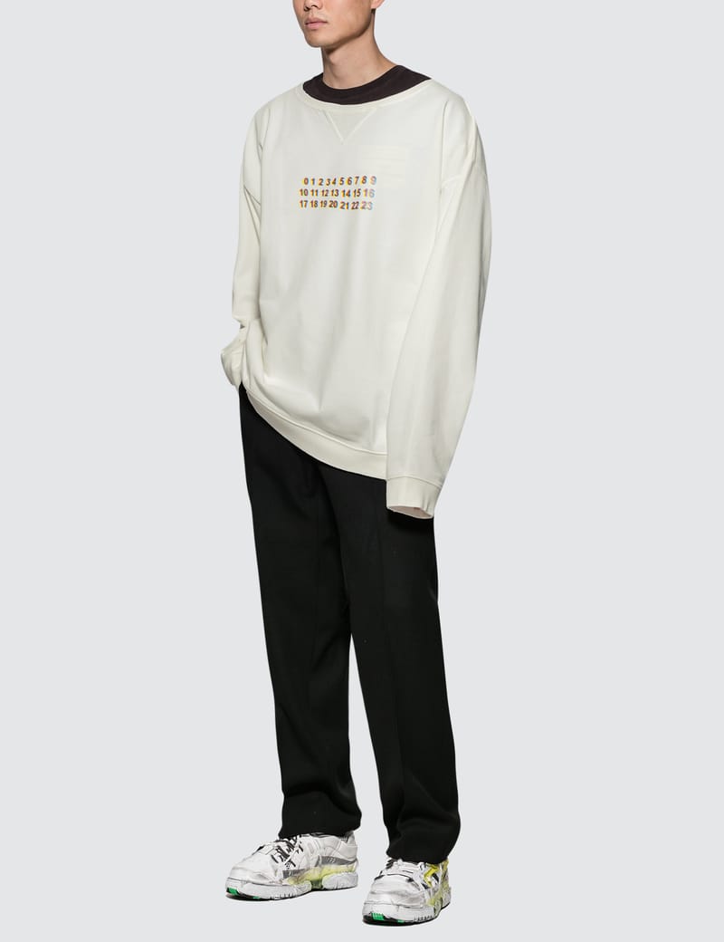 スウェット・トレーナー MAISON MARGIELA SWEATSHIRT WITH PRINTED LOGO 18438805_41558282_600.jpg