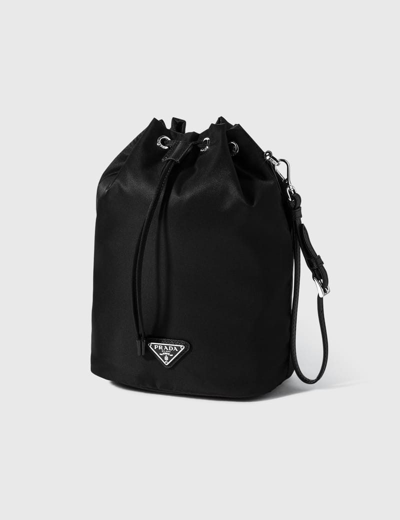 Prada vela outlet drawstring pouch