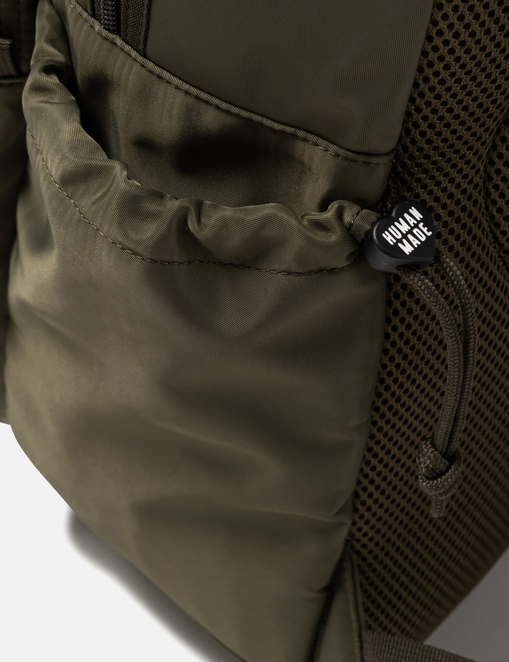 Human Made Military Backpack - Olive-drab nylon pack with padded laptop ...