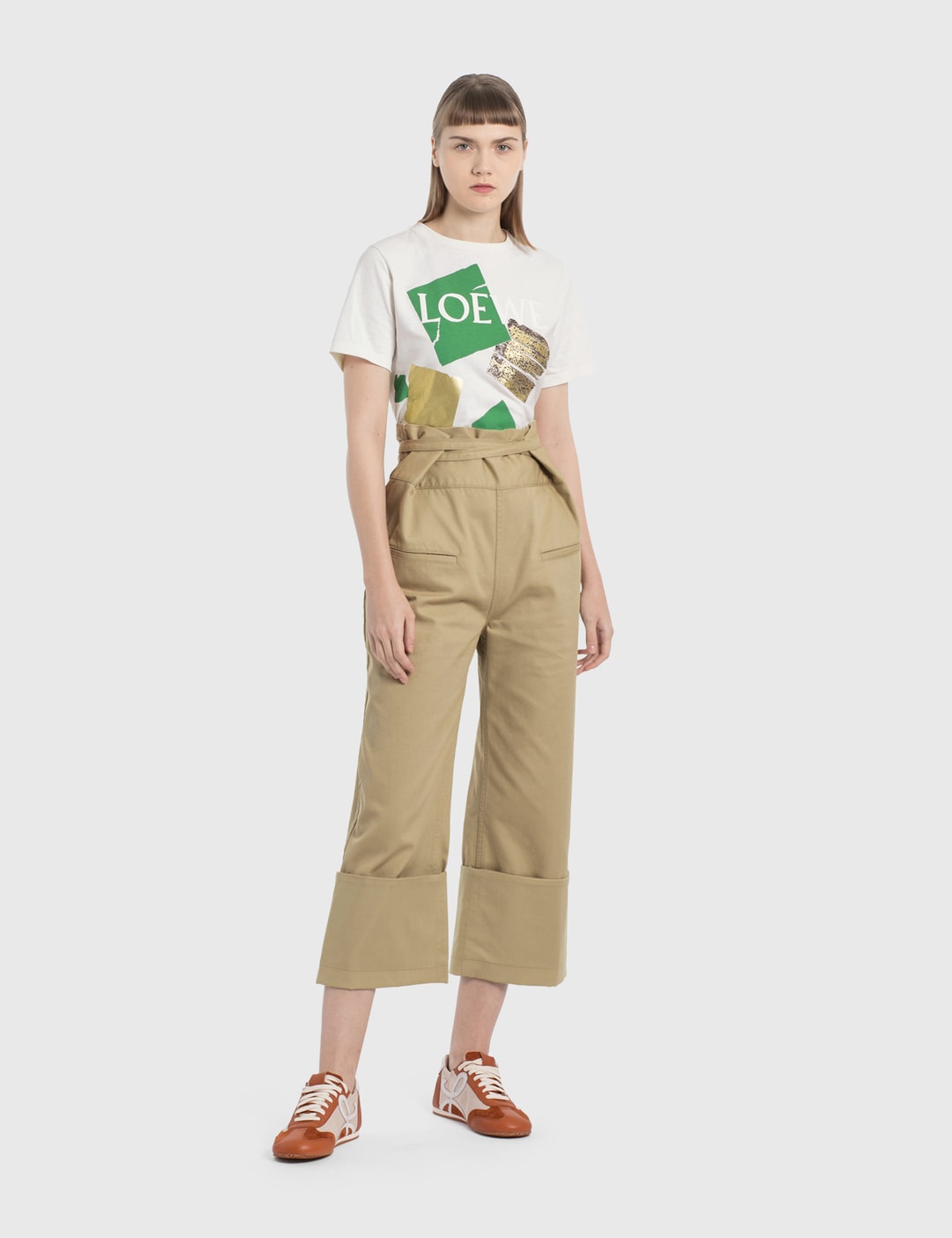 Loewe - Oversize Turn Up Trousers | HBX - Globally Curated Fashion and ...