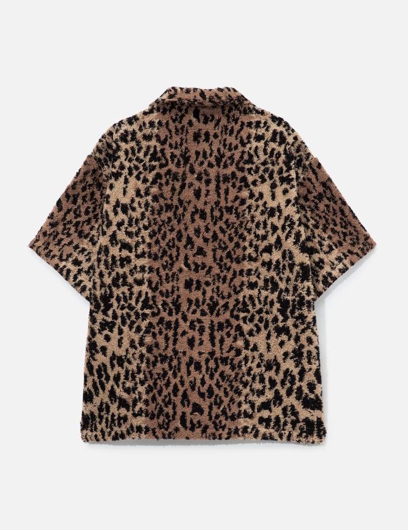 トップス NEIGHBORHOOD .TERRY CLOTH CARDIGAN LS NEIGHBORHOOD NH X Hippopotamus . Terry Cloth Cardigan SS - Leopard