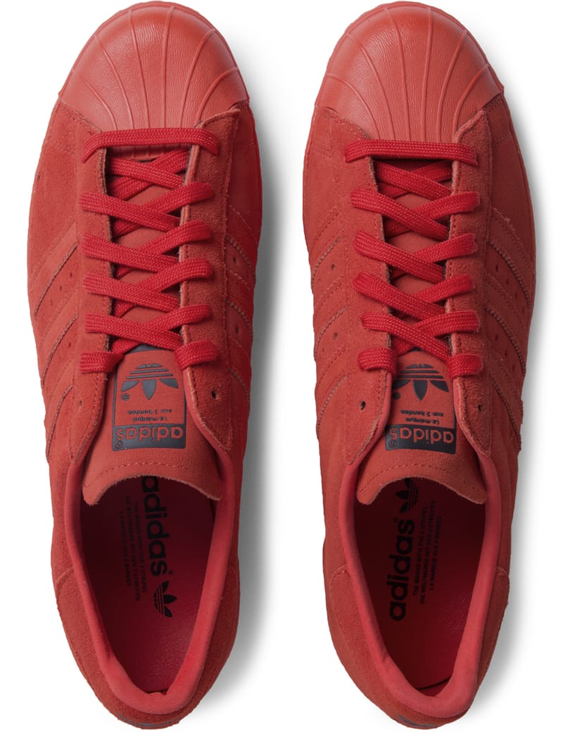 Adidas superstar clearance 80s city red