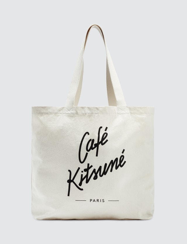 Maison Kitsune - Cafe Kitsune Tote Bag | HBX