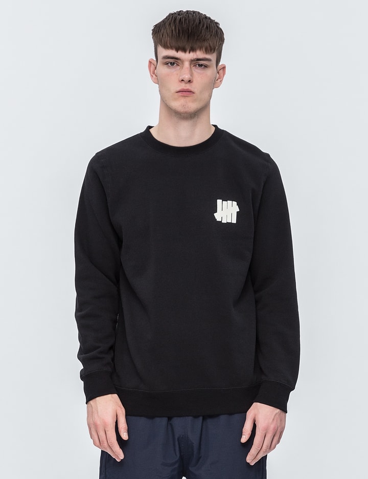 Undefeated - Chest Strike Crewneck Sweatshirt | HBX - HYPEBEAST 為您搜羅全球 ...