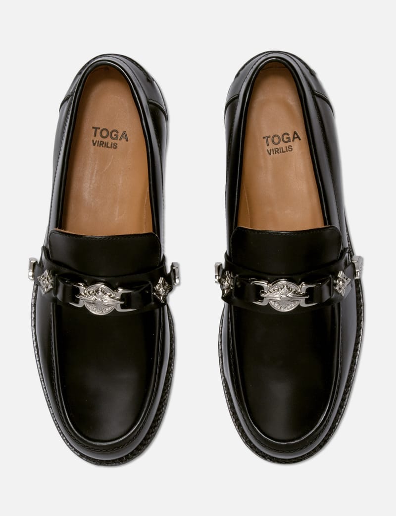 Toga Virilis - Buckled Strap Loafers | HBX - Globally Curated