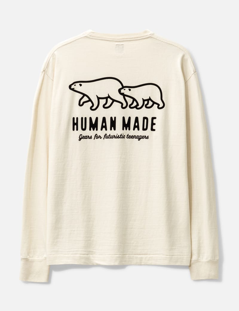 HUMAN MADE Wool Blended L/S T-Shirtファッション