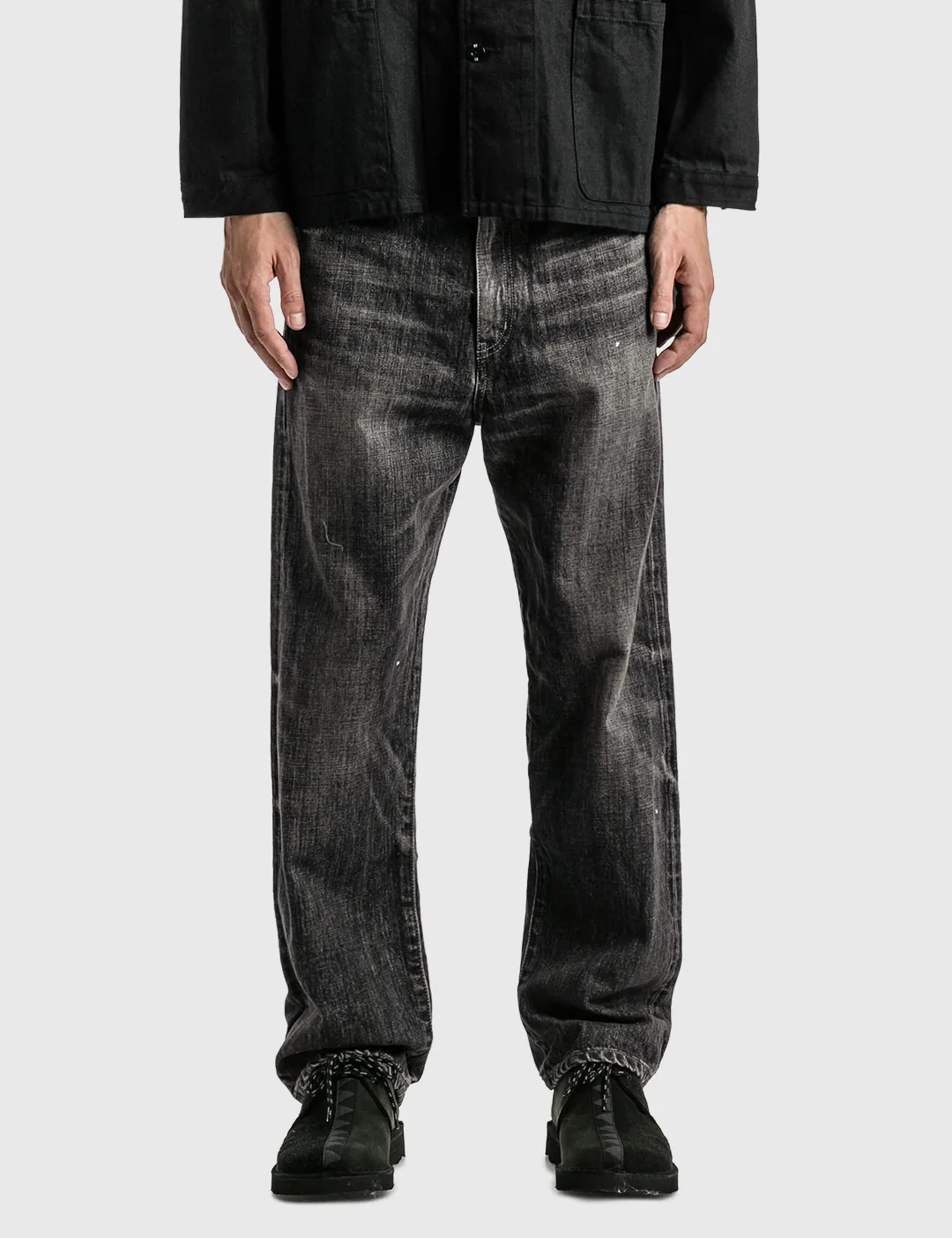 NEIGHBORHOOD - Washed Denim Basic Pants | HBX - Globally Curated