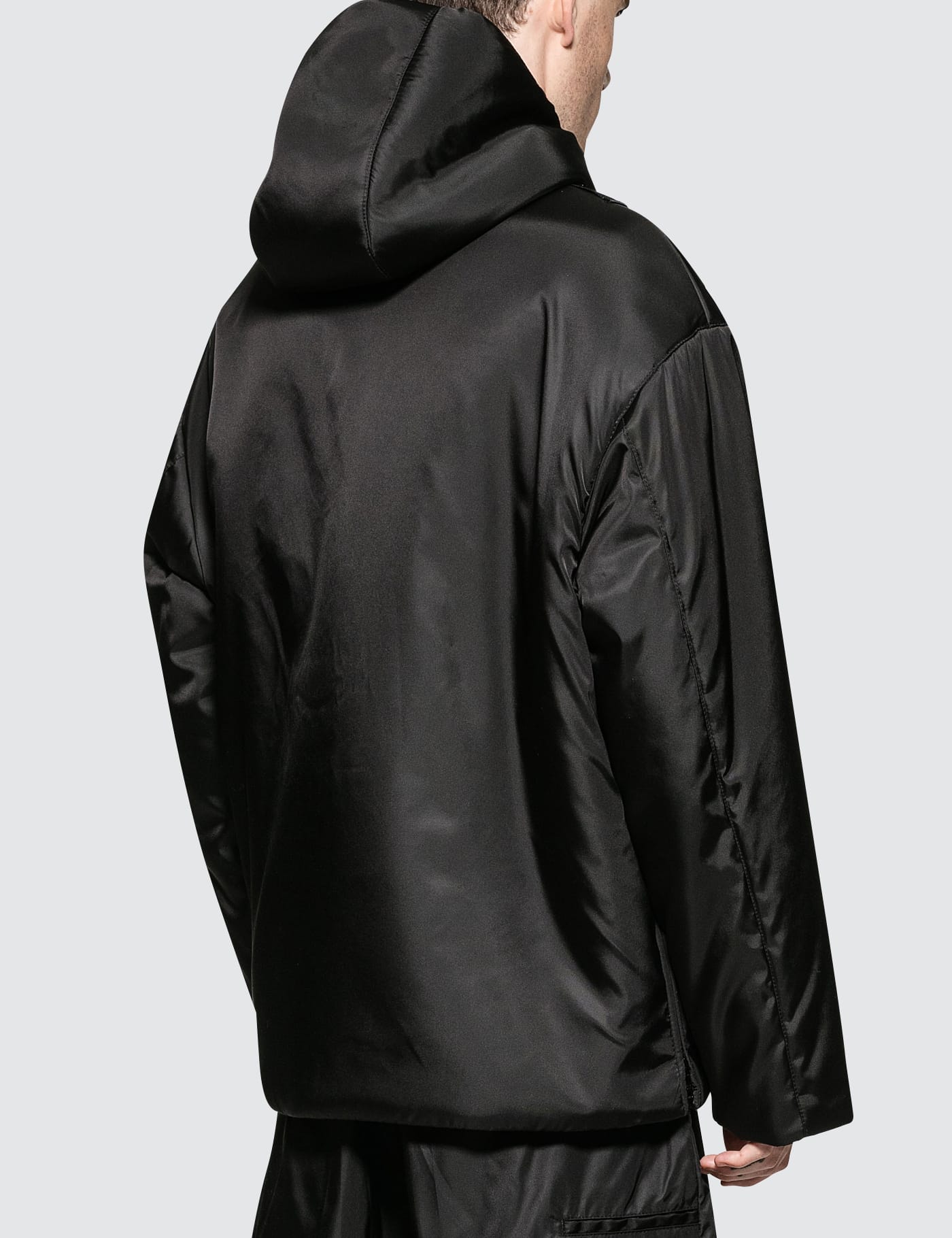 Prada - Padded Nylon Hooded Drawstring Jacket | HBX - HYPEBEAST 為 