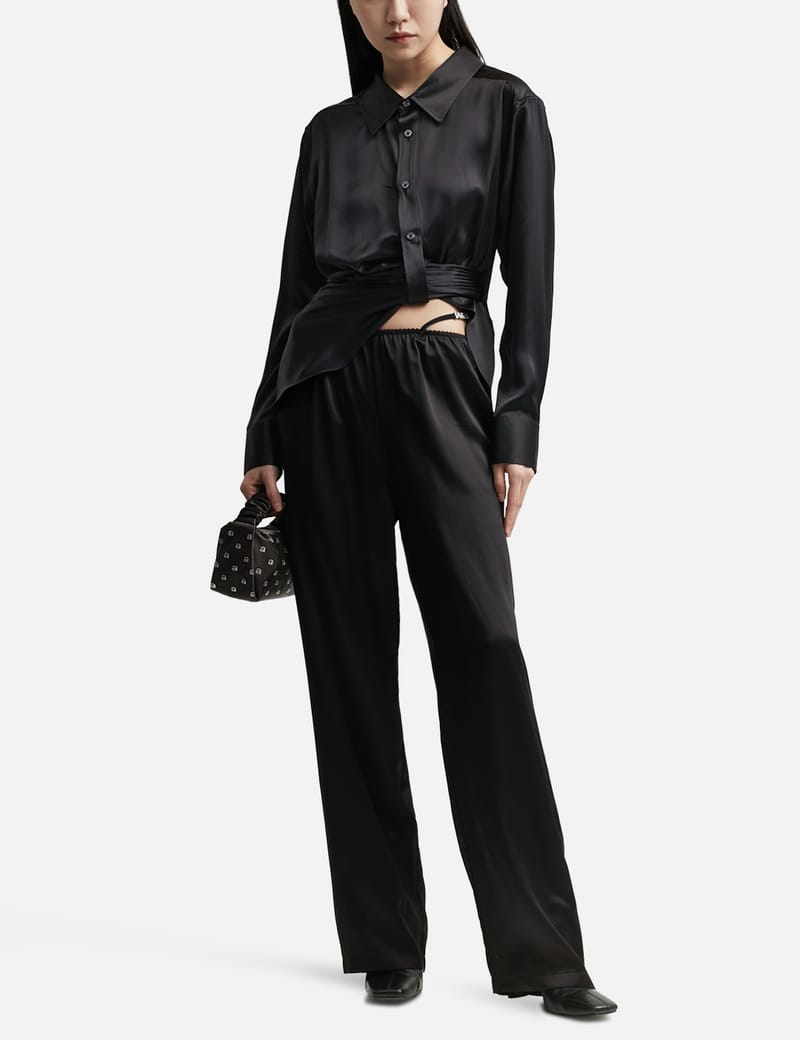 T By Alexander Wang - Draped Button Up Shirt | HBX - Globally