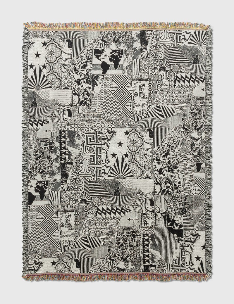 Fucking Awesome - NEW COLLAGE WOVEN BLANKET | HBX - Globally