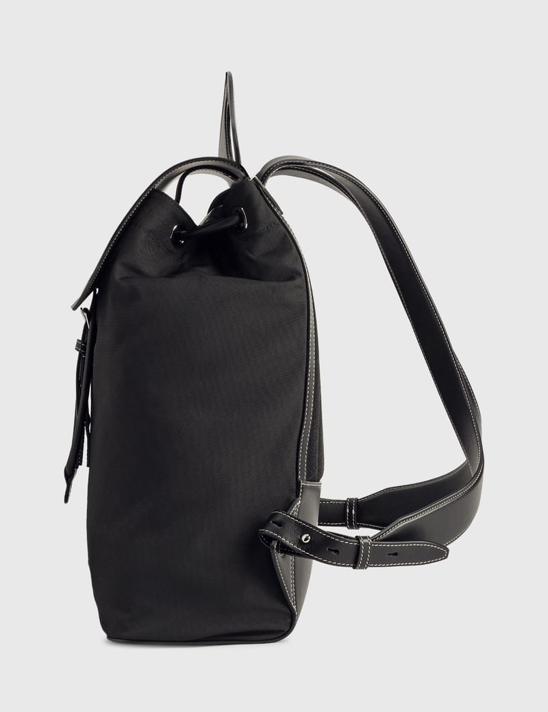 Burberry - Nylon and Leather Pocket Backpack | HBX Burberry - Nylon and Leather Pocket Backpack | HBX