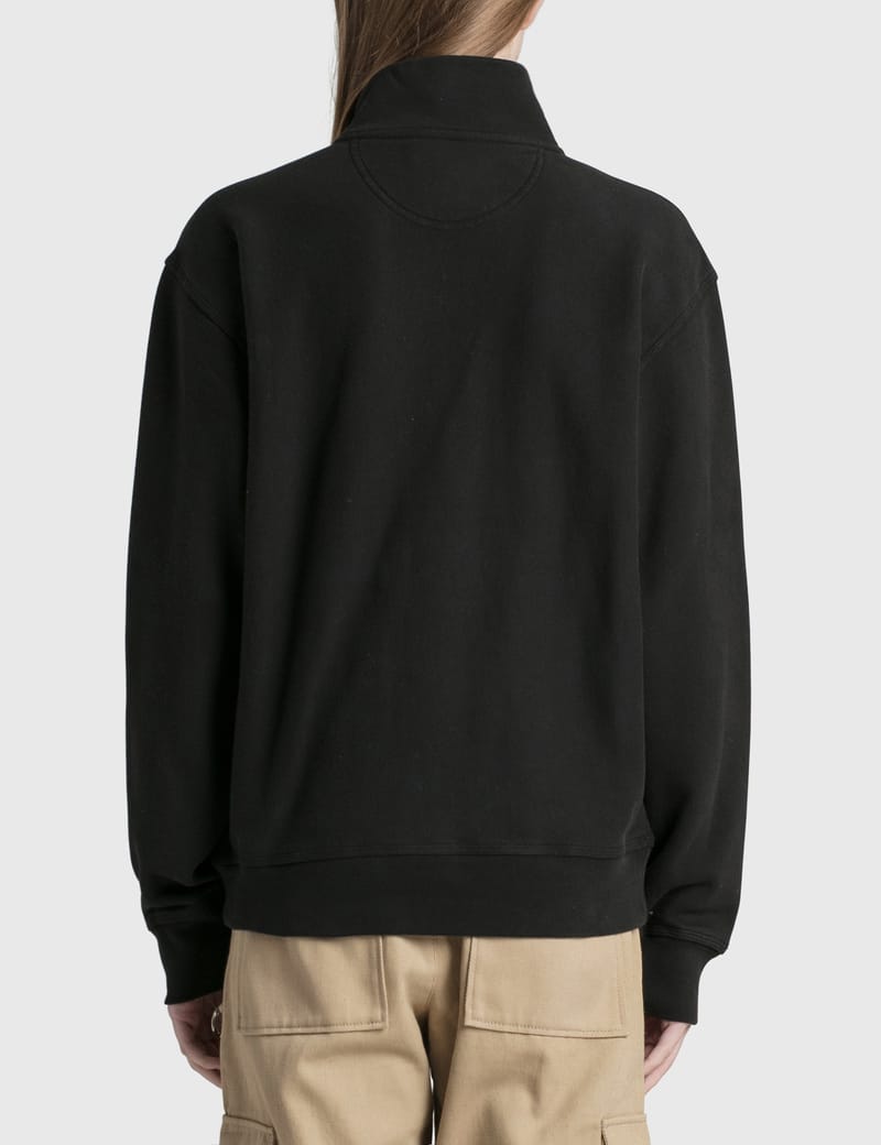 Stüssy - Stock Logo Mock Neck Sweatshirt | HBX - Globally Curated