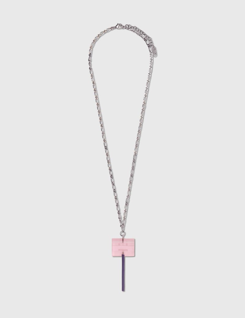 Acne Studios ストロベリー　ゴールドネックレス ACNE STUDIOS(アクネストゥディオズ) ハートチャームネックレス