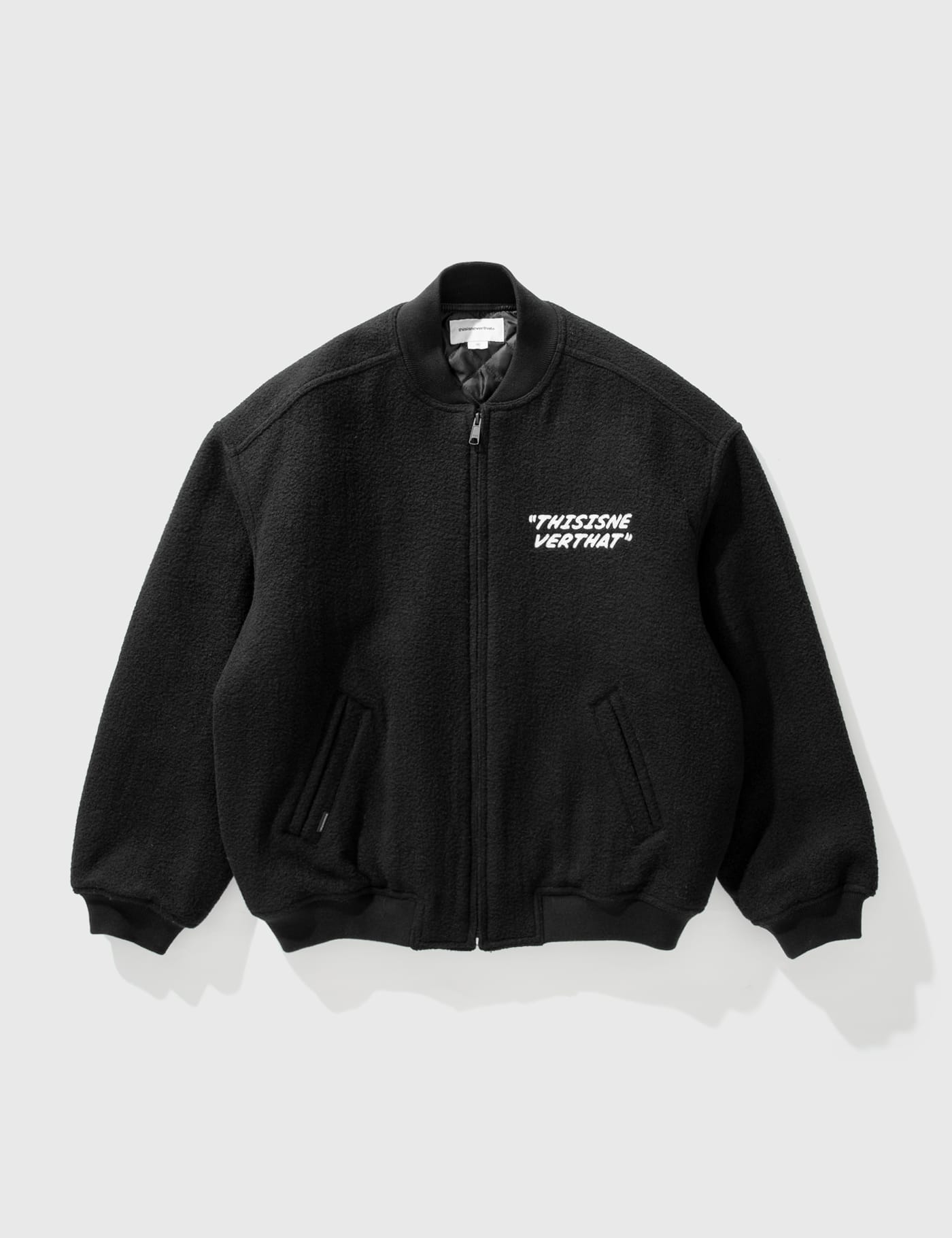 thisisneverthat® - Old Car Varsity Jacket | HBX - Globally Curated 