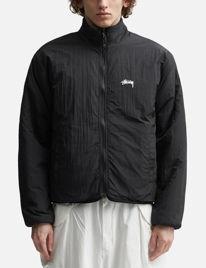 Veste Réversible Stüssy – Beige, Taille L – Doudoune Avec Fausse Fourrure, Neuf Avec étiquettes